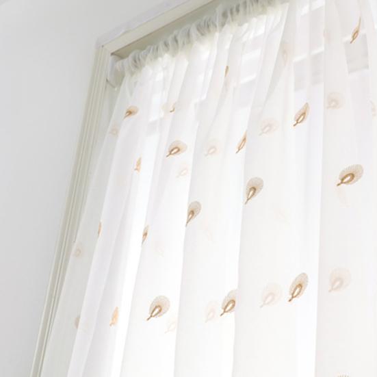 Yousheng 1 лист оконной марли яркий полупрозрачный полиэстер элегантная вышитая оконная марля занавеска украшение дома