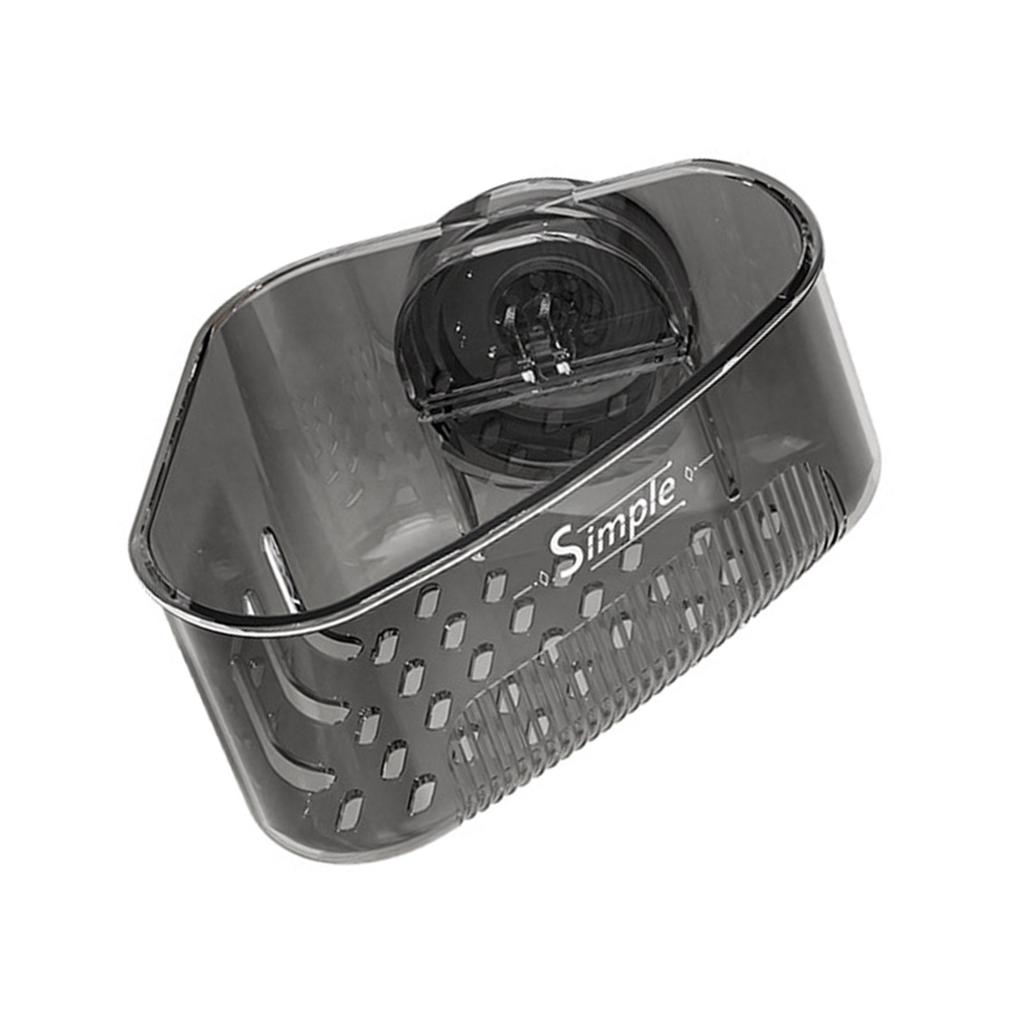 Угловой держатель для губки на присоске с дренажными отверстиями, водонепроницаемый органайзер из АБС-пластика для хранения на кухонной раковине и в ванной комнате