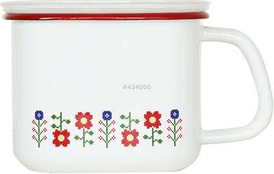 Горшок для мисо Fuji Enamel Mysa Square, красный MY-KP.R