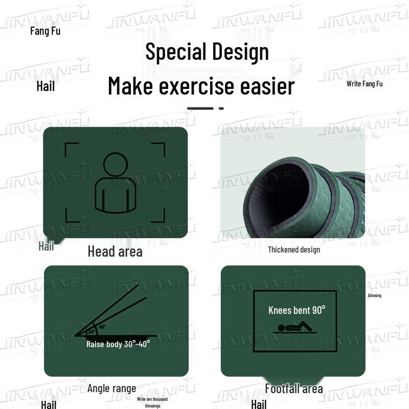 Jin Wan Fu Abdominal Sit-up & Crunch Training Mat