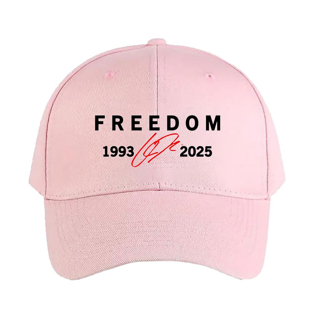 Freedom Red Signature Charlie Kirk Cap summer woman Man Adult Casual Adjustable Printed Baseball Caps Trucker Cap