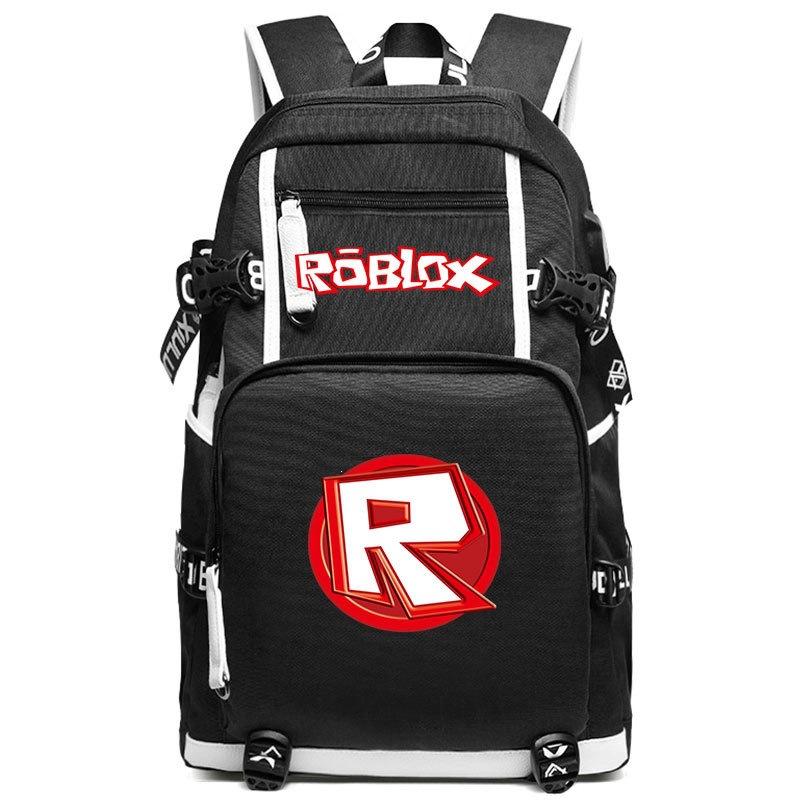 Игровой рюкзак Roblox Большой вместимости Для мальчиков и девочек Сумка для школьной поездки