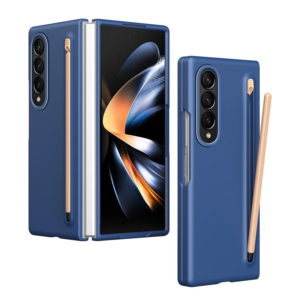Чехол для Samsung Galaxy Z Fold4 5G, Жесткий ПК Чехол для Телефона со Стилусом