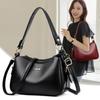 Soft Leather Shoulder Bag for Women Large Capacity Messenger Bag High Quality Monochromatic Shoulder Bags Fashion Bag
