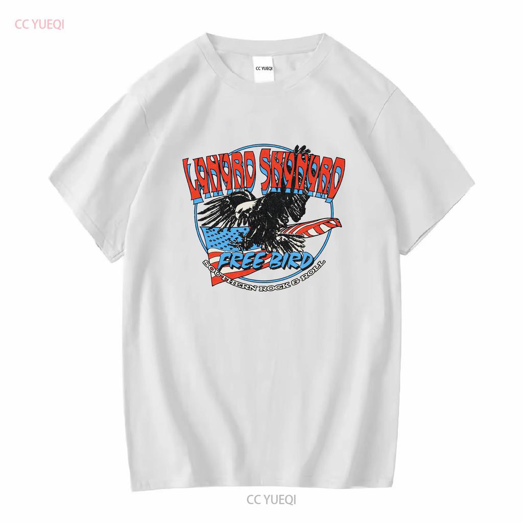 Крутая футболка Lynyrd Skynyrd для мужчин 100% хлопок Удивительная с круглым вырезом с длинным или коротким рукавом винтажная Стильная Повседневная Модная Дышащая