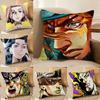 JoJo's B-Bizarre Adventure Наволочка Наволочка против пылевых клещей Потайная молния Шелковистая Накидка на диванную подушку