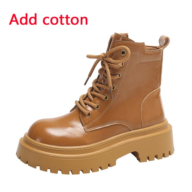 Модные женские ботильоны 2024 года, зимние новые водонепроницаемые нескользящие короткие ботинки, женские классические модные ботинки на молнии со шнуровкой на платформе в стиле армейского кроя