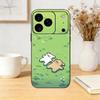 Мультяшный Милый Щенячий Чехол-Телефонная Обложка Для iPhone 17,16,15,14,13,12,11 Plus,Pro,Max,Mini Силиконовый Черный Мягкий Чехол