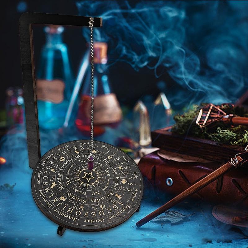 Pendulum Crystal Holder Divinations Pendulum Board Pendulum Holder for Crystal