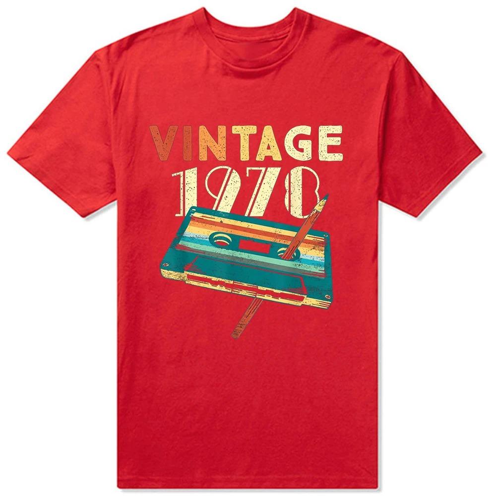 Original Vintage 1978 Retro Est 1978 Edition T Shirts Summer Graphic Cotton Streetwear Short Sleeve Birthday Gifts T-shirt
