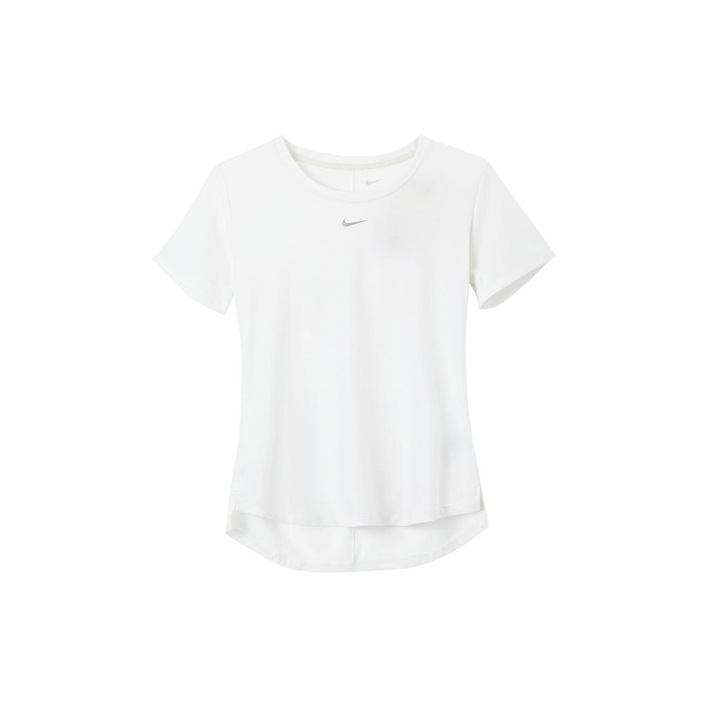 Nike Женская футболка с круглым вырезом Dri-FIT Quick Dry Белая DD0619-100