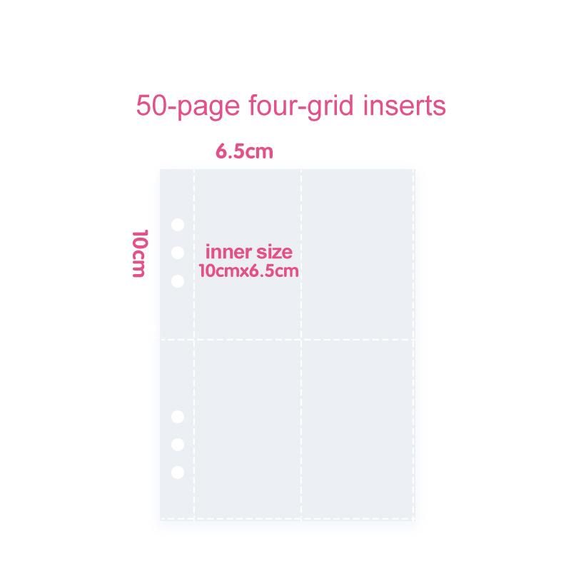 A5 Loose-Leaf Binder Organization Ins Style Ring Binder Notebook Scrub PP Inner Core Cover Note Book Journal Planner Office