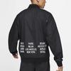 Nike Alphabet Logo Print Woven Casual Jacket Men Outerwear Black DA0648-010