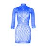Women's Sleeve Mesh Bodycon Mini Dress Long Cover Up Dress Backless