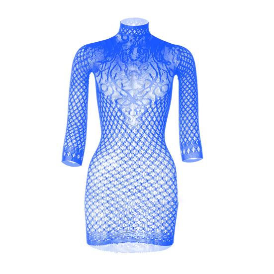 Women's Sleeve Mesh Bodycon Mini Dress Long Cover Up Dress Backless
