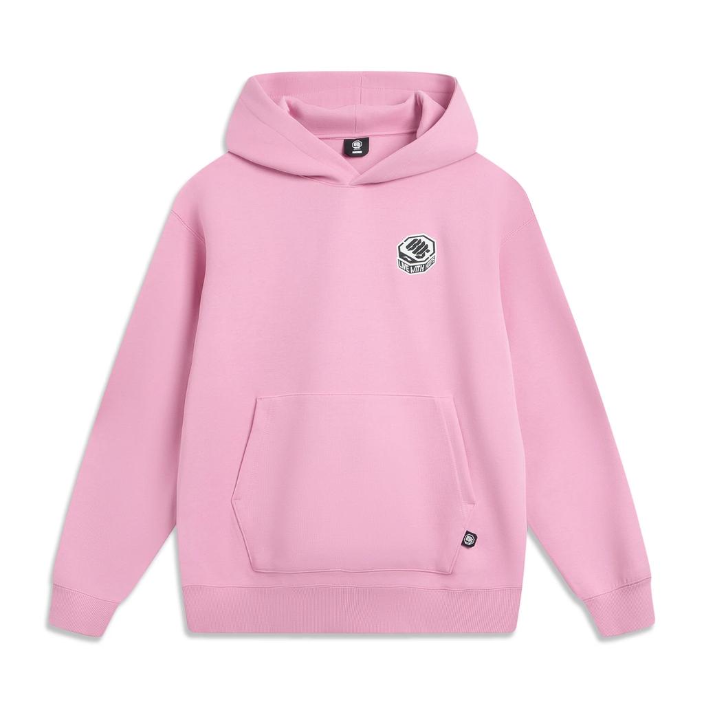 Li Ning Sweatshirts Men's Dream Pink Hooded Moderate Regular AWDVB53-1