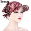 1PC Leisure For Women Men Bandana Scarf Printed Sunscreen Hedging Cap Peaked Cap Outdoor Supplies