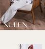 Xuan Liang Women's Winter Thick Cotton Long Sleeve Air Cotton Interlayer Home Clothes Set