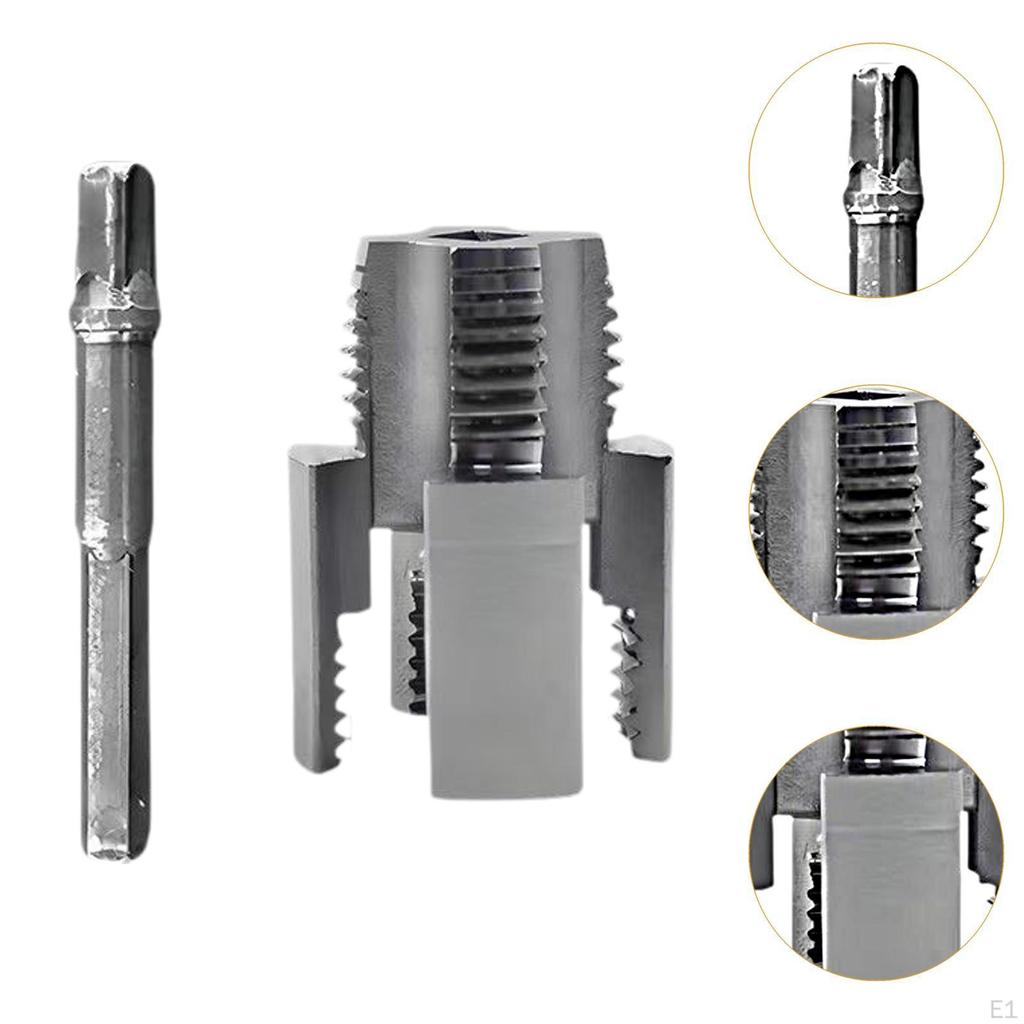 Pipe Threader Opener for Electric Drill Professional Home Repair Hex Shank Maintenance Plumbing Tool