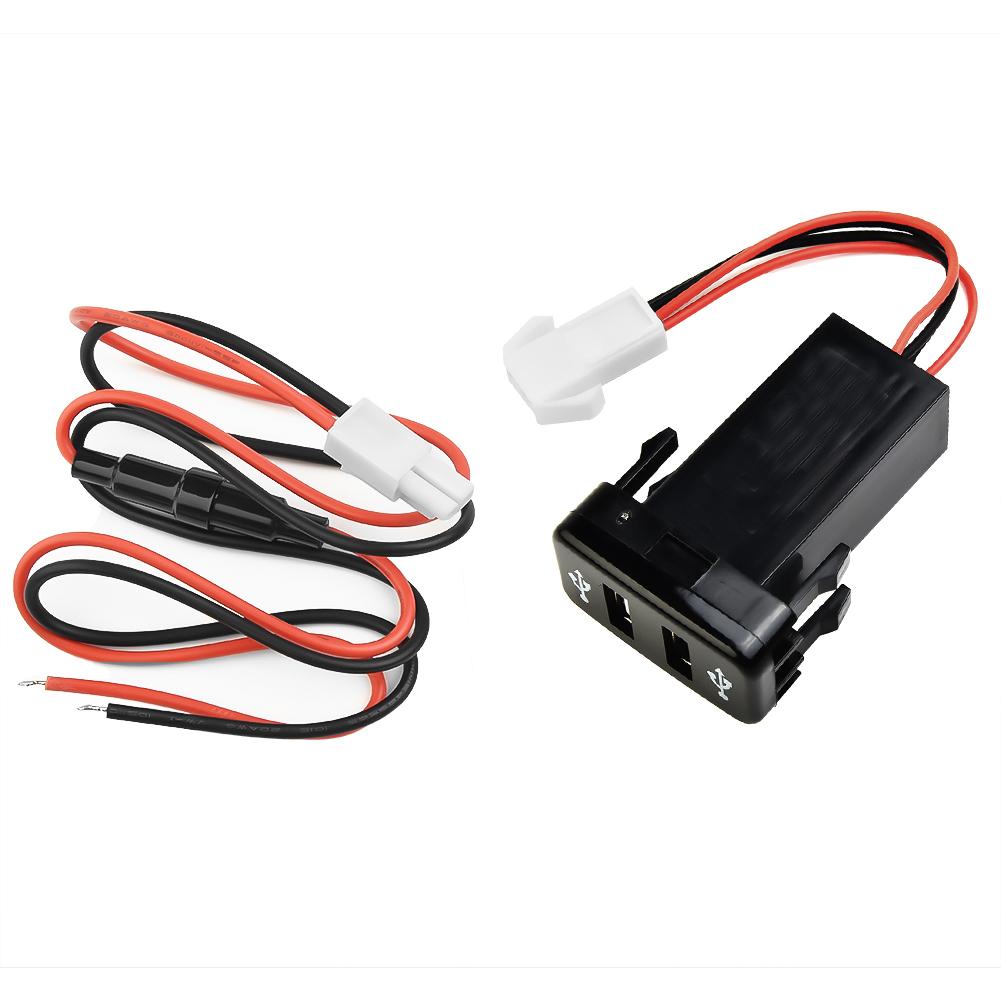 Автомобильное быстрое USB-зарядное устройство с 2 портами Для Toyota- Для 4Runner/Prado- Серия 120 2003~2009 Для Land Cruiser- Серия 100 1998~2007