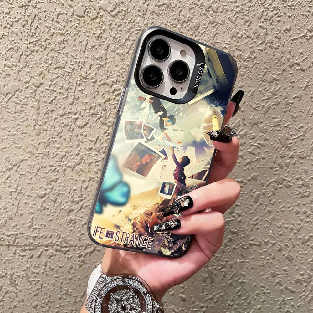 Игровой Аниме Life Is S-Strange Милый Чехол Для Телефона Для IPhone 17 16 15 14 13 12 11 Pro Max Plus Цвет Серебристый Чехол