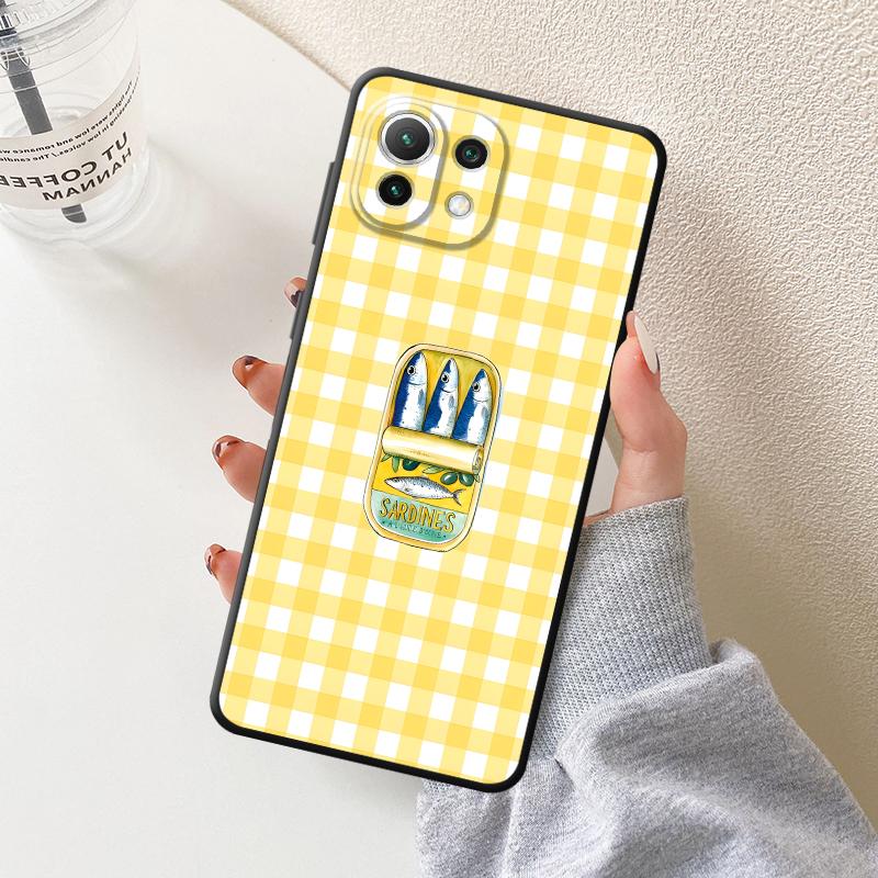 Мультяшный креативный чехол-рыбка для Xiaomi Mi 15 Pro 14 12 11T 12T Pro 13 Lite 12X 11 10T Funda Чехол для телефона