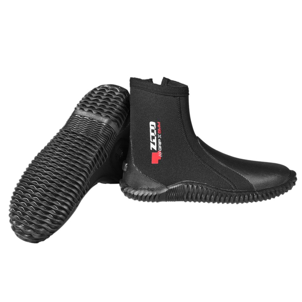 Гидроботы ZCCO 5 мм из неопрена с резиновой подошвой для воды и воды и черные нескользящие для дайвинга, снорклинга, спорта, рыбалки, пляжа, игр, теплые,