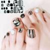 Heart Moon Smile Waterproof Toe Nail Sticker Full Cover Decal Adhesive Wrap