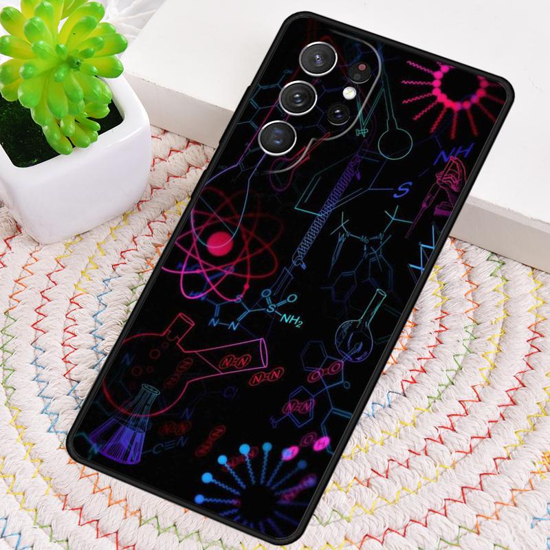 Чехол для телефона Atom Science Chemistry для Samsung Galaxy note 10 pro S26 Ultra S23 S24 FE S25 S21 S22 PLUS ударопрочный Cove