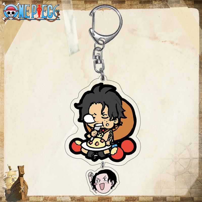 One Piece Акриловый брелок Луффи - Чоппер, Зоро, Аниме/Манга, 2D акриловый брелок/мультяшный брелок в подарок