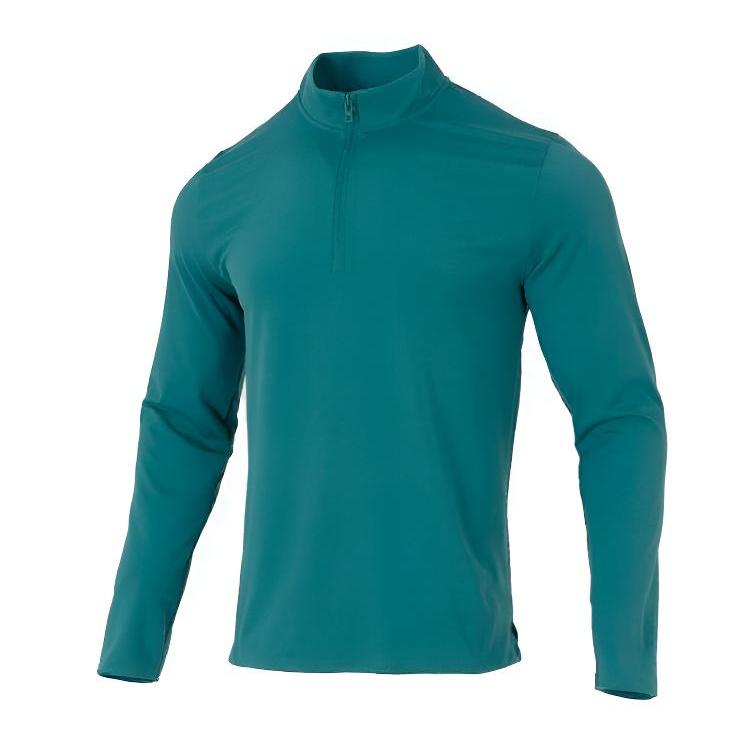 Under Armour Мужская дышащая футболка с длинным рукавом, свободная, с воротником-стойкой и молнией на половину груди, топ 1387905-338