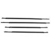 4 Pcs Door Belt Moulding Weatherstrips 75710?47021 Outside Window Seal Belt for Prius 2010 To 2015
