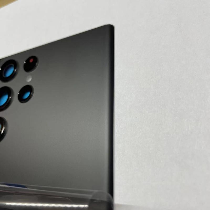 Замена заднего стекла для Samsung Galaxy S22 Ultra SM-S908B Крышка задней дверцы аккумуляторной батареи с объективом камеры с логотипом CE