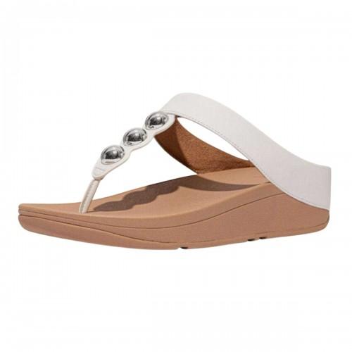 Fit Flop Womens/Ladies Fino Mirror Dome Leather Sandals