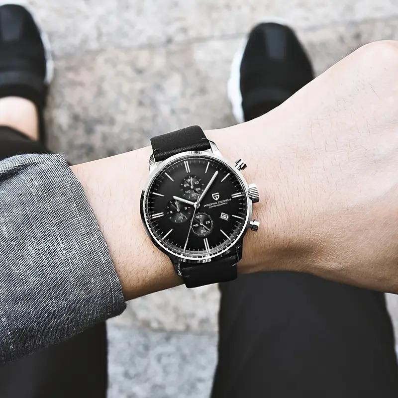 New PAGANI DESIGN Top Brand Men's Multifunctional Sports Quartz Watches VK67 stainless steel Chronograph Relogio Masculino