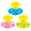 Children's Light-Up Musical Rotating UFO Toy with Cartoon Features