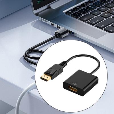 Адаптер Displayport - HDMI Конвертер DisplayPort (папа) - HDMI (мама) для передачи аудио и видео 1080P Разрешение