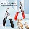 Ножницы для когтей из нержавеющей стали Инструменты для груминга питомцев Ножницы для когтей питомцев Триммер для когтей собак и кошек Кусачки для когтей питомцев Товары для питомцев
