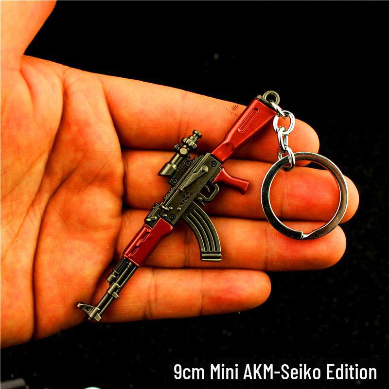 Набор брелков «Королевская битва джедаев»: Mini14, SCAR-L, Сигнальный миниган, AWM, 98K, Шлем, SKS, M416