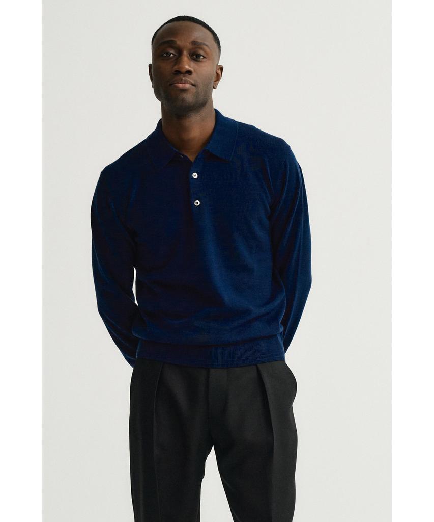 IOLO Fine Wool Collar_Navy