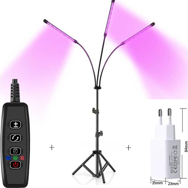 5 В USB красный синий светодиодный светильник полного спектра для выращивания растений фитолампа с регулируемой яркостью для рассады цветов и овощей водонепроницаемая фитолампа для выращивания растений