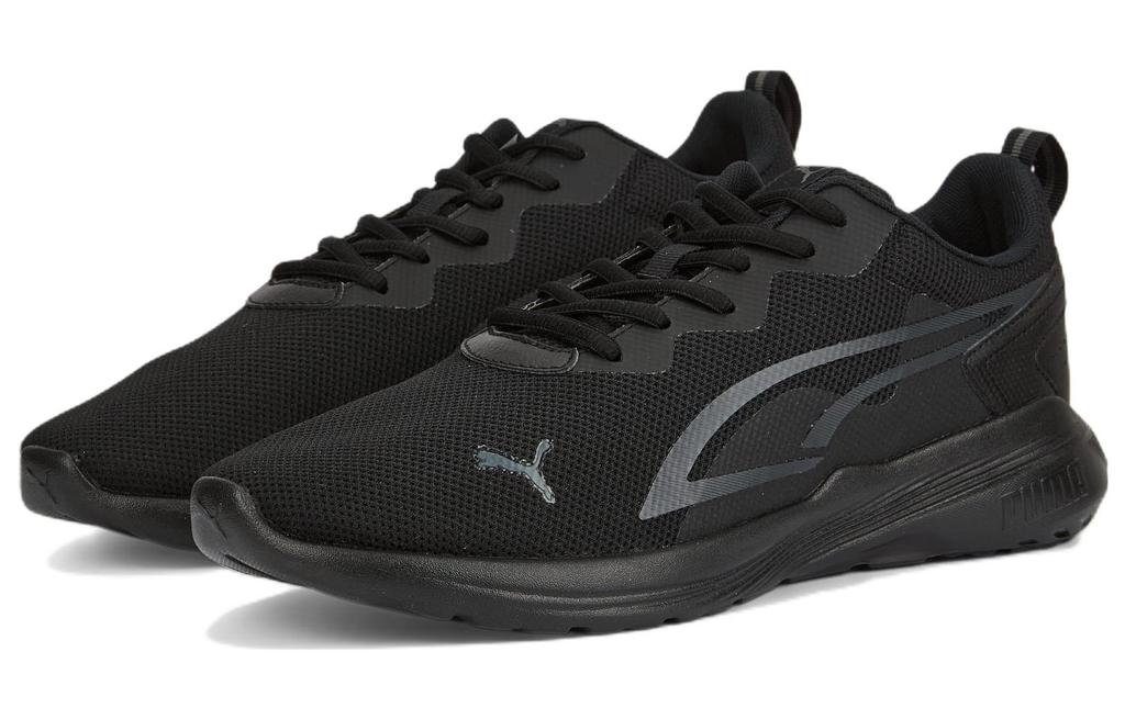 Puma Активные кроссовки с низким верхом на весь день, верх из текстиля и синтетической кожи, амортизация, унисекс, черный 386269-01