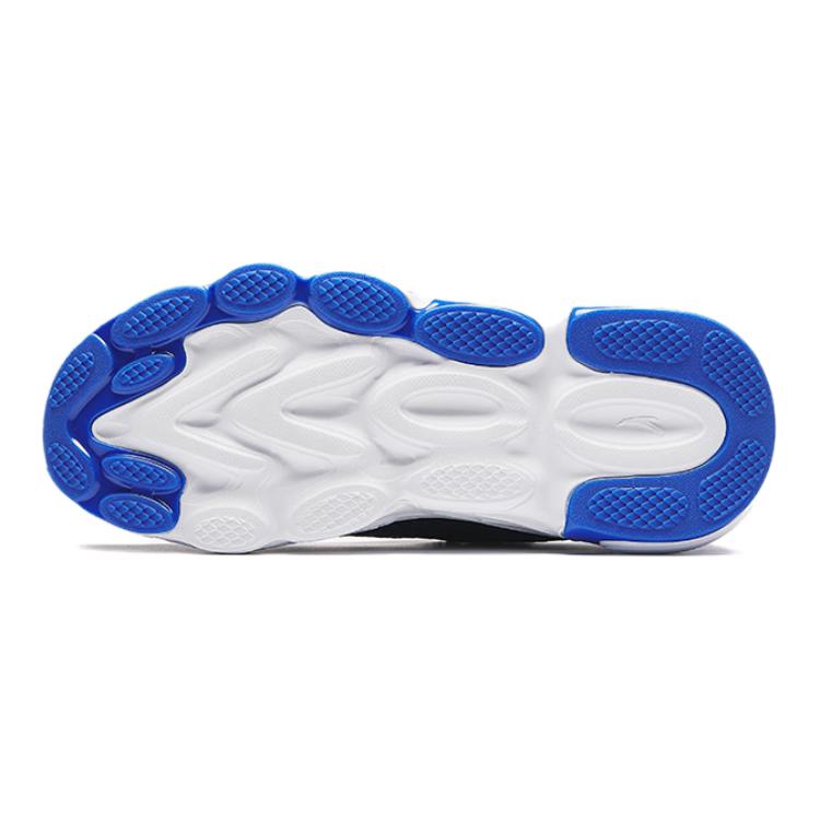 Anta Удобные универсальные нескользящие прочные низкие детские кроссовки для бега Детские кроссовки черные синие зеленые A12435573-2