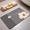 Диатомовый коврик для пола, впитывающий и противоскользящий, современный и простой быстросохнущий ковер, коврик для пола в ванной и на кухне