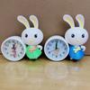Милая девушка сердце общежитие прикроватный кролик будильник студенческий подарок бесшумные маятниковые часы