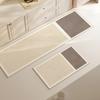VIKAMA1/2PCS Wabi-Sabi кухонный коврик из диатомовой глины нескользящий водонепроницаемый длинный полосатый коврик для ног коврик для ванной комнаты домашний декор