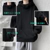 Inkpoo Long Sleeve Solid Stylish Pullover Sweatshirt for Spring and Loose Popular Streetwear Size 2XL Men's Hoodie, Color, Fall, Fit, Hooded, Top,