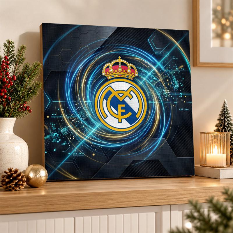 Real Madrid Diamond Painting Kit 5D Full Drill DIY Diamond Mosaic Wall Art Home Decor