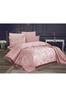 Kure Комплект покрывала 2шт, Покрывало 180х250, Наволочка 50х70, Один размер, Хлопковый Сатин, Пудра