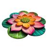 3D Sunflower Floral Plush Rug Non-Slip Backing Easy To Clean Various Sizes Living Room Rug Home Decor